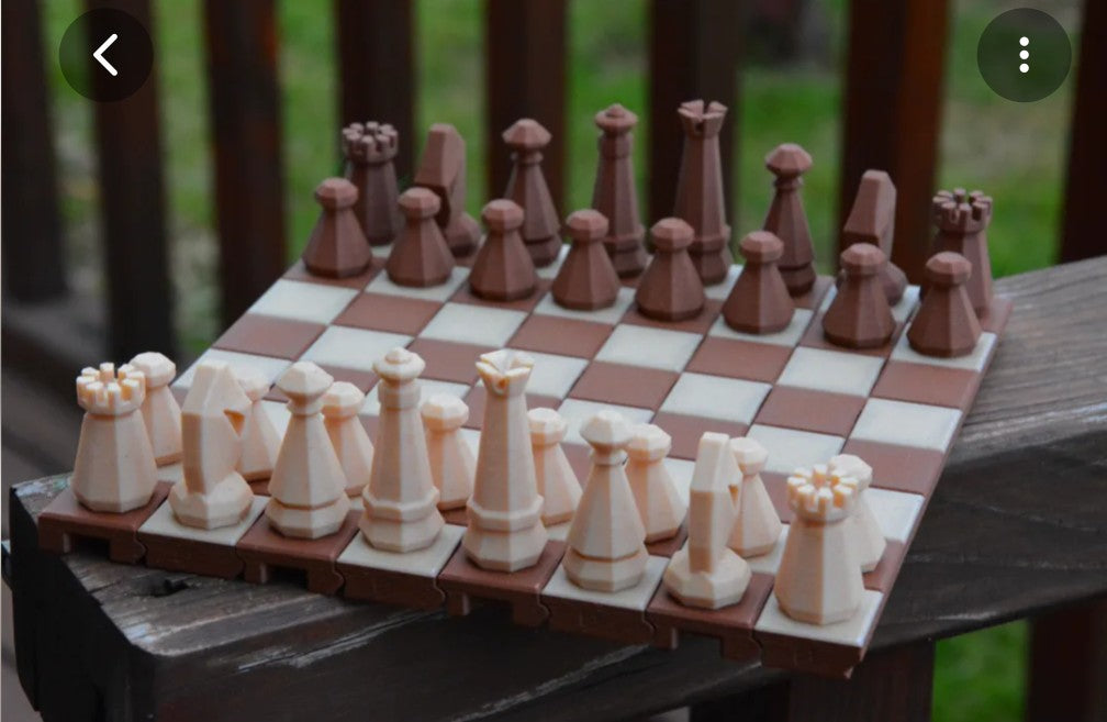 לוח שחמט/דמקה מתקפל