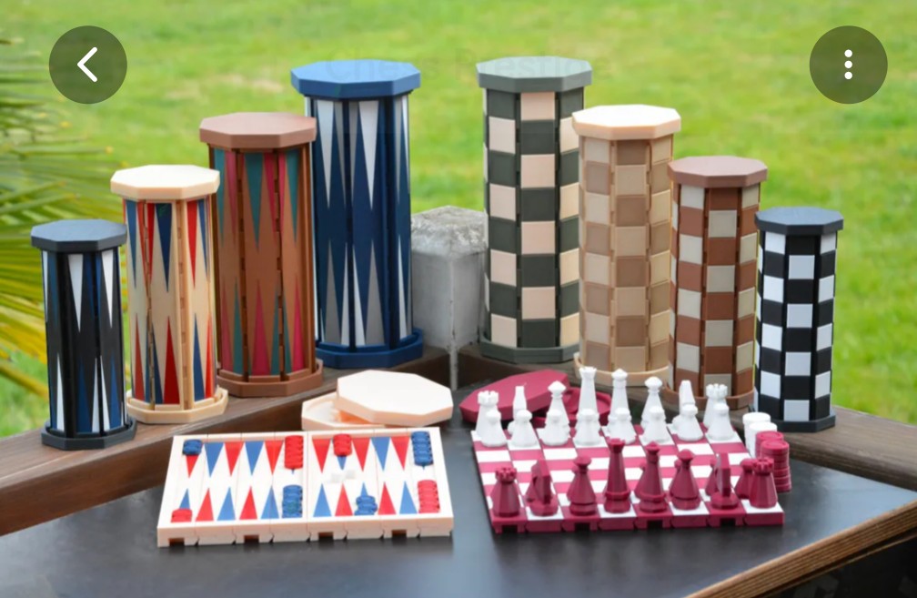 לוח שחמט/דמקה מתקפל