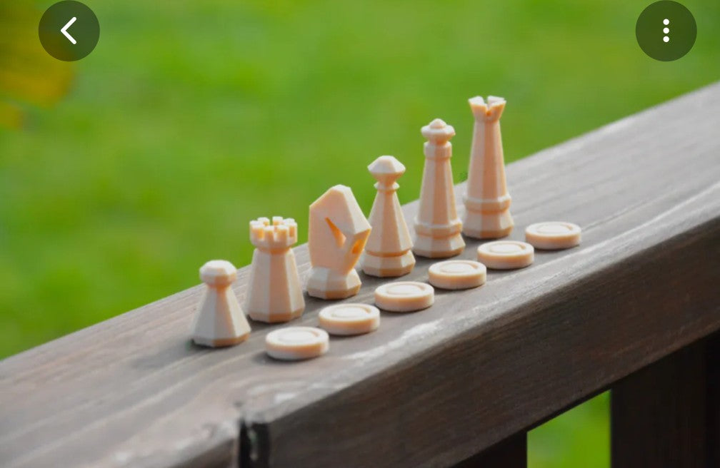 לוח שחמט/דמקה מתקפל