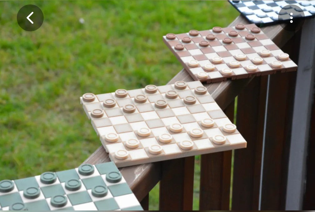 לוח שחמט/דמקה מתקפל