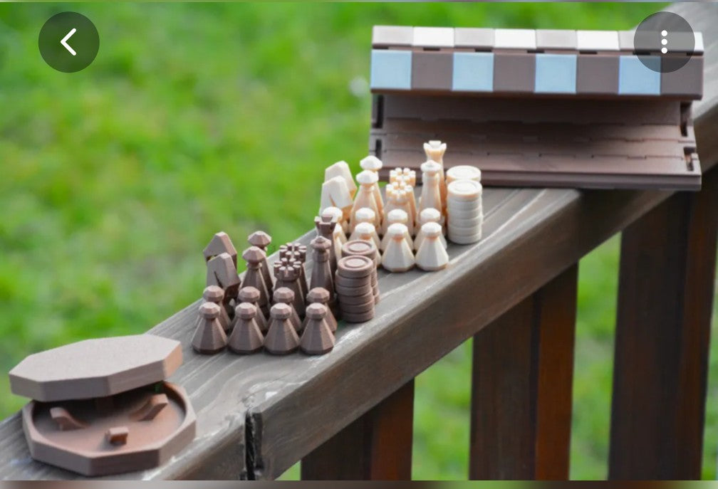 לוח שחמט/דמקה מתקפל